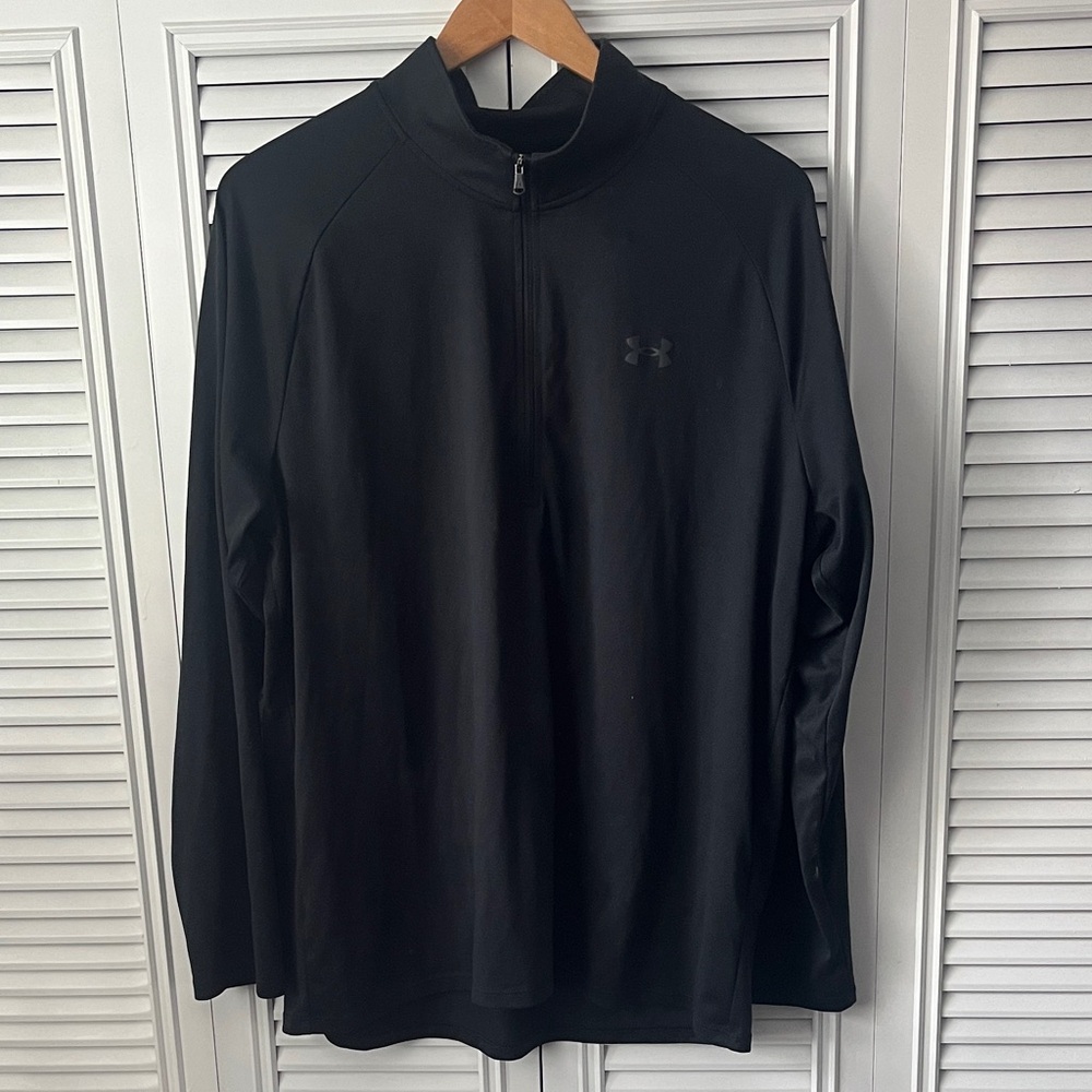 Under Armour Black Men’s Quarter-Zip Performance Pullover